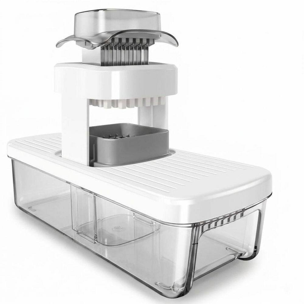 Plastic Multi-Function Vertical Vegetable Chopper Mandoline Slicer with Container Safe Dicer Hand Guard Kitchen price history on PriceWatchPro