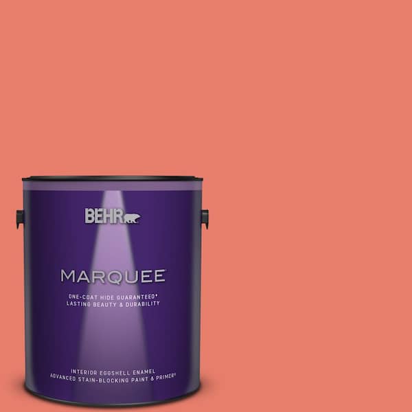 BEHR MARQUEE 1 gal. Home Decorators Collection #HDC-SM14-12 Cosmic Coral Eggshell Enamel Interior Paint & Primer