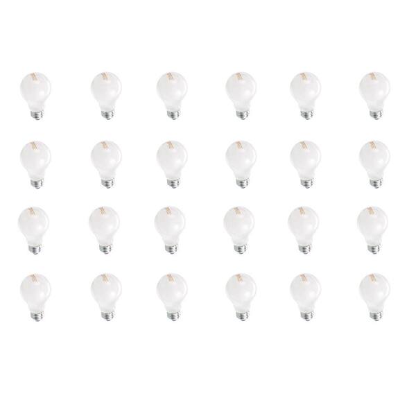 Philips 40-Watt Equivalent A19 Dimmable Energy Efficient Halogen Light Bulb Soft White (2610K) (24-Pack)