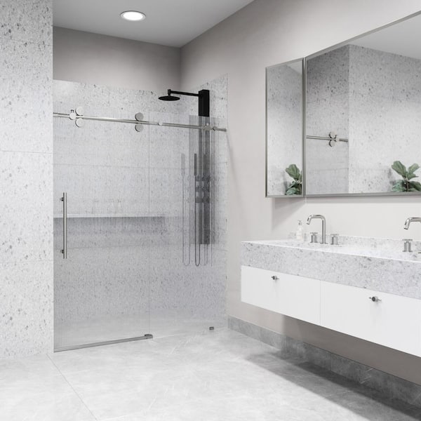 送料無料 いつまで to 68 Elan VIGO 72 Shower Frameless Sliding H in. 74 x W in. レオタード