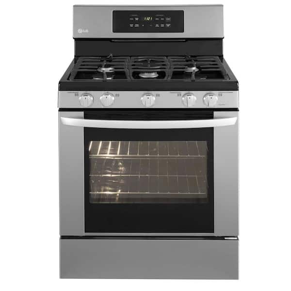 LG 5.4 cu. ft. Gas Range with Self-Cleaning in Stainless Steel