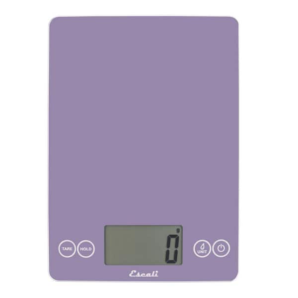 Escali Arti Classic Glass Digital Food Scale, Purple