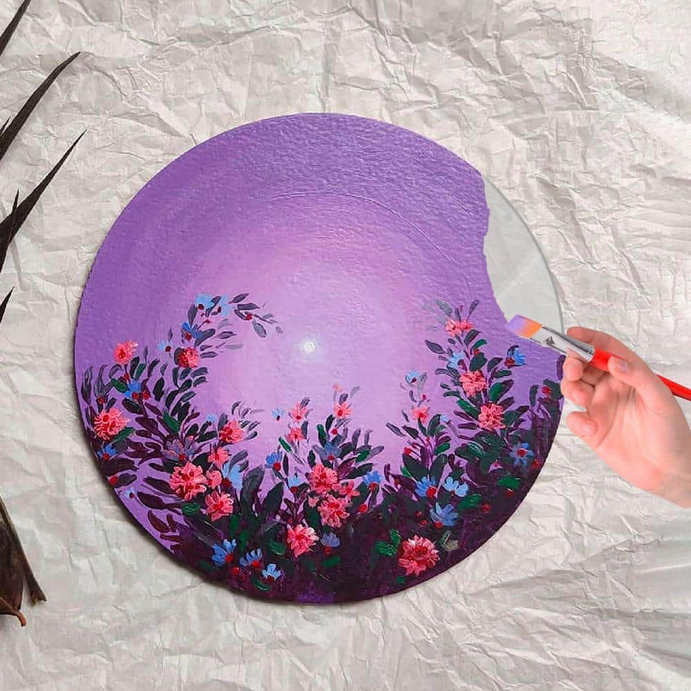 Clear Round Acrylic Sheet Tabletop Disc 16"