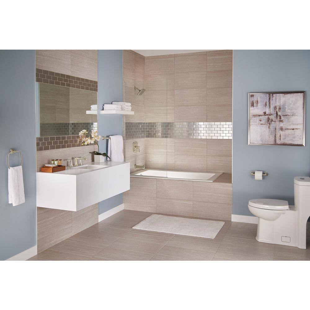 Townsend Elegance Brushed Nickel Widespread Bathroom Faucet
