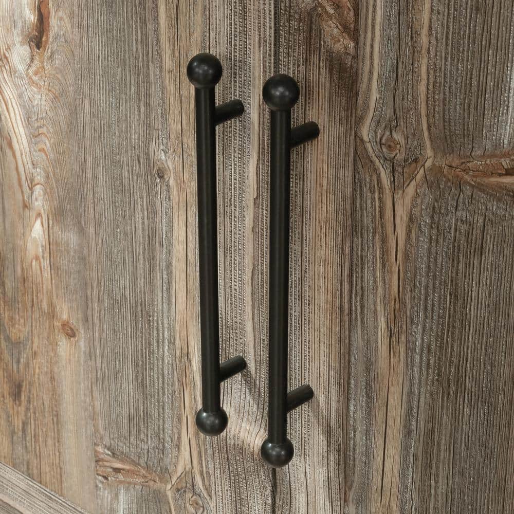 Rustic Cedar 71.5" Adjustable 5-Shelf Bookcase with Doors
