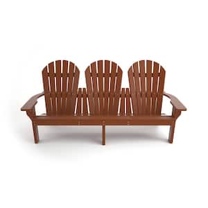 Grand Isle Adirondack 3-Seat Chair - Brown
