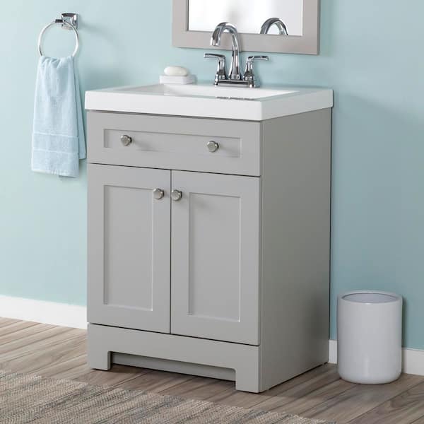 ims様 CLARKSWallabeeGTX Blue/Grey Sde 24S Dreamwerks 24-in Gray Undermount Single Sink Bathroom Vanity