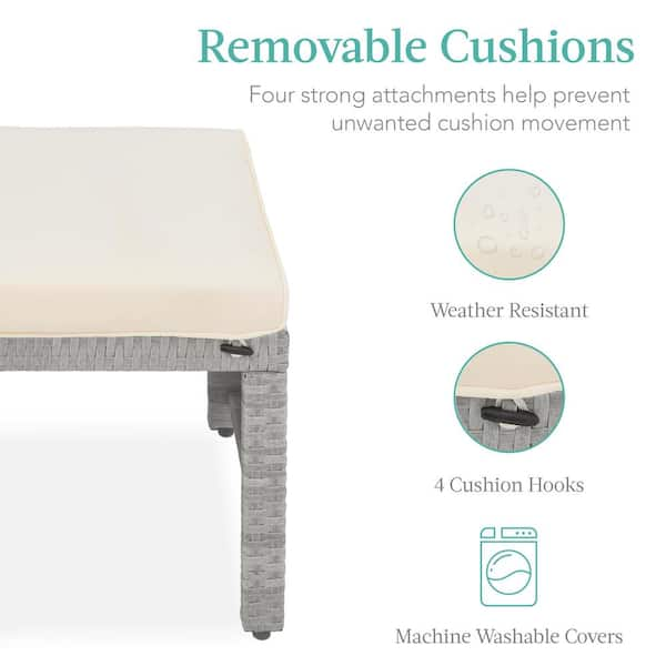 Outdoor ottoman outlet cushion covers