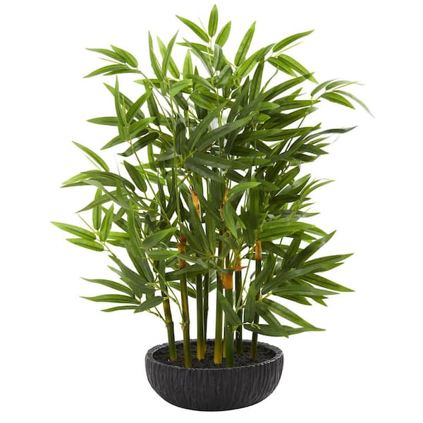 Nearly Natural Indoor 20 in. Bamboo Artificial Plant