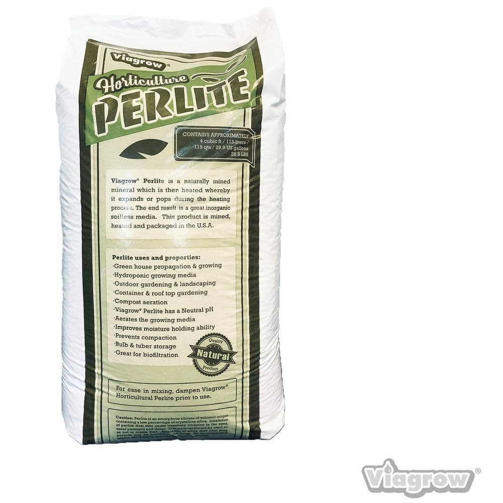 1-Pack White Chunky-4CU FT Viagrow VPERCH4 VPER Coarse and Chunky Perlite 119 Quarts 