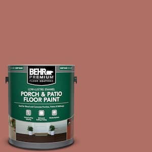 1 gal. #PFC-01 New England Brick Low-Lustre Enamel Interior/Exterior Porch and Patio Floor Paint