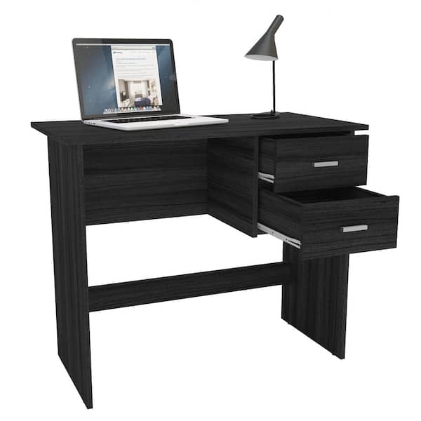 Canyon Folding 30 in. Rectangular Natural Wood 1 Drawer Writing Desk with Storage
