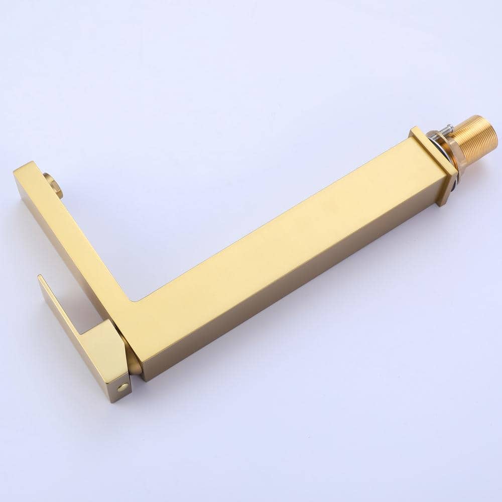 Brushed Gold Single Handle Vessel Sink Bathroom Faucet