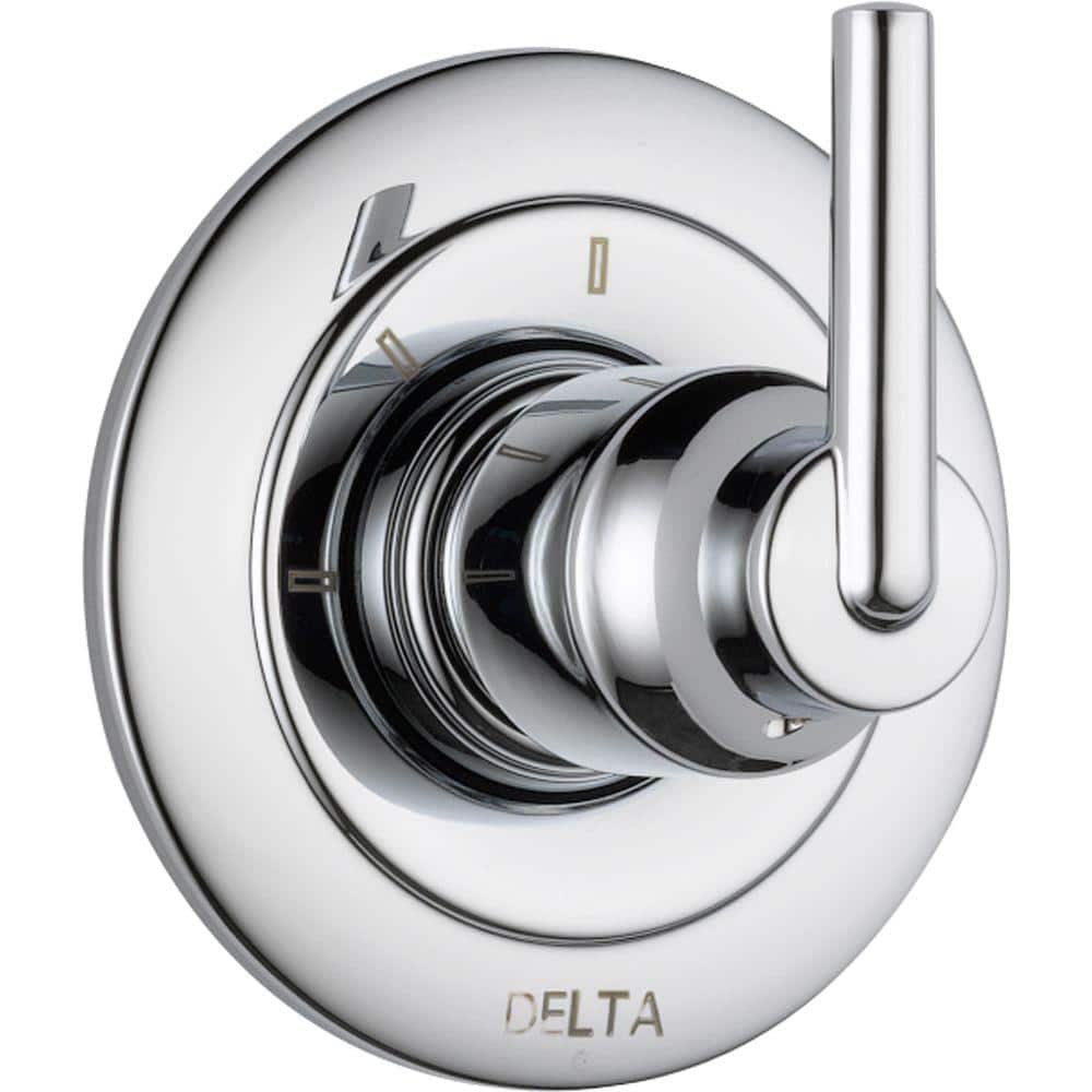 Delta Trinsic 1-Handle Wall-Mount 3-Function Diverter Valve Trim Kit in  Chrome (Valve Not Included) T11859 - The Home Depot