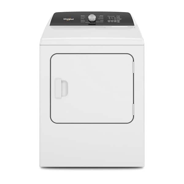 Whirlpool <b>WED5050LW </b>7 cu. ft. White Electric Top Load Moisture Sensing Dryer with Steam 3