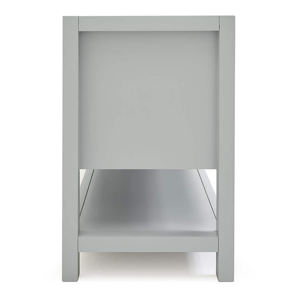 Bayhill 60'' Gray Double Freestanding Bathroom Vanity Base