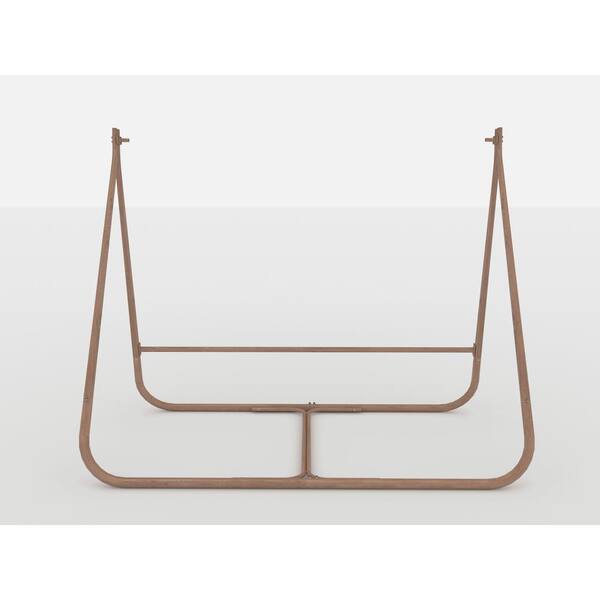 70.8 in. Seats 2-People Metal Patio Swing with Stand for Indoor, Outdoor
