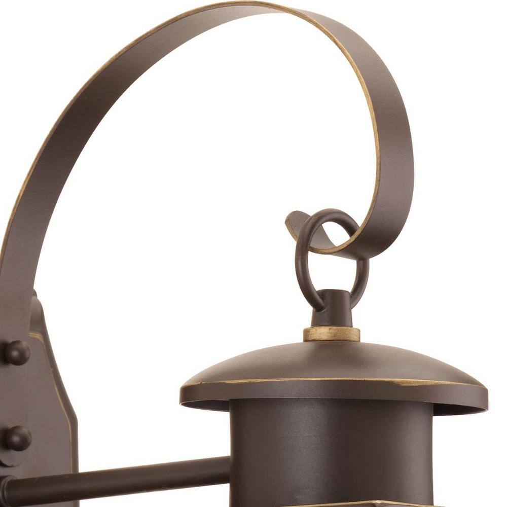 Elegant Antique Bronze Outdoor Wall Lantern with Beveled Glass