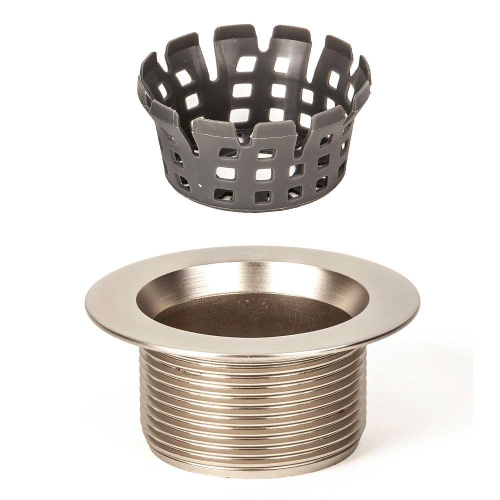 PF WaterWorks Bathtub Drain Shoe Strainer BN PF0911BN The Home Depot