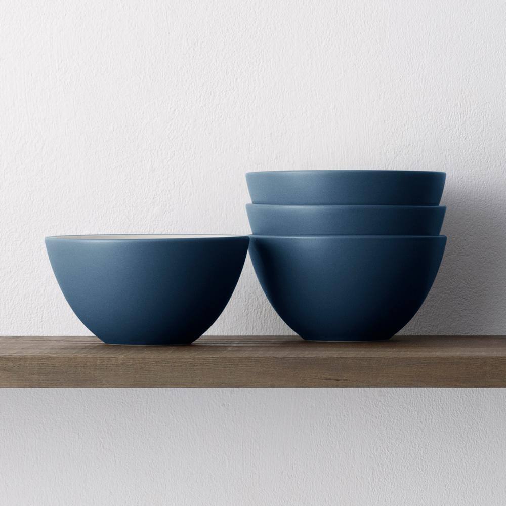 Noritake Colorwave Blue Ceramic 24-Piece Dinnerware Set