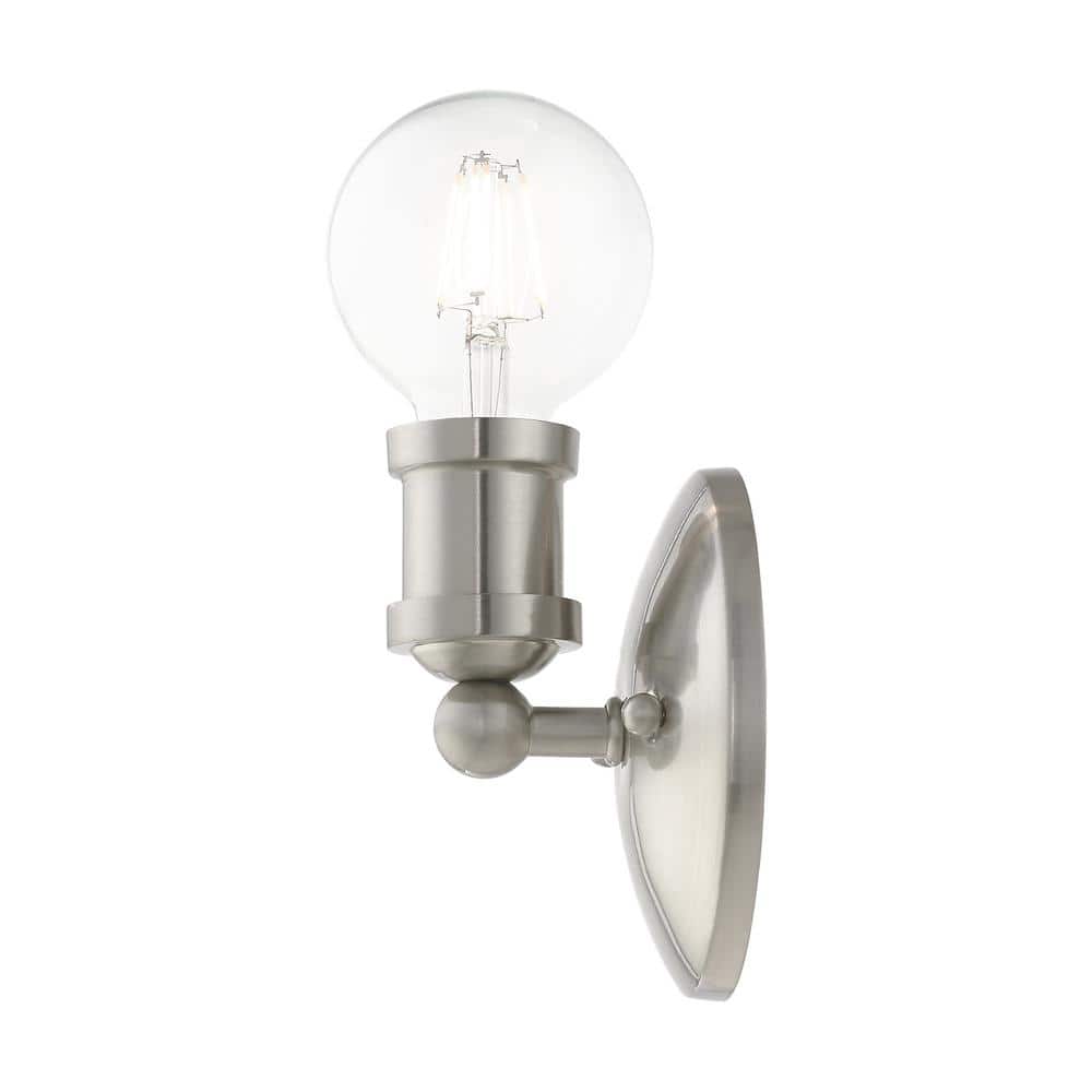 Lansdale Brushed Nickel 5'' Contemporary Single-Light Vanity Sconce