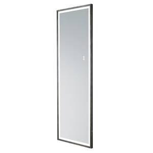 22 in. W x 65 in. H Rectangular Aluminum Framed Dimmable LED Wall Bathroom Vanity Mirror in Antique Bronze