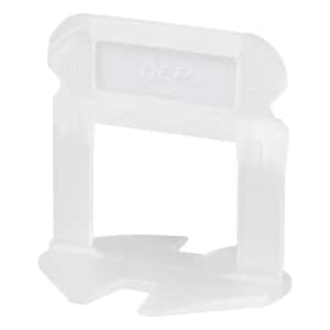 QEP LASH XL White 1/16 in. W Plastic Clip Tile Leveling System