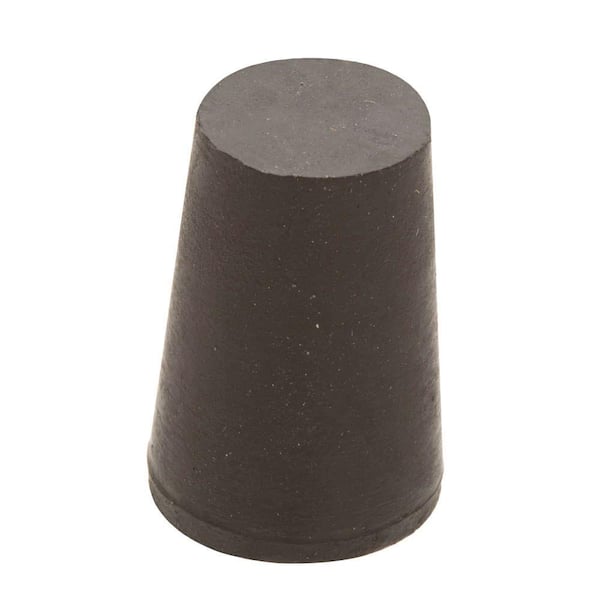 Crown Bolt 1-3/4 in. x 1-7/16 in. Black Rubber Stopper