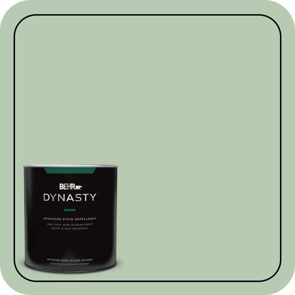 1 qt. #S400-3 Healing Aloe One-Coat Hide Semi-Gloss Enamel Interior Stain-Blocking Paint & Primer price history on PriceWatchPro