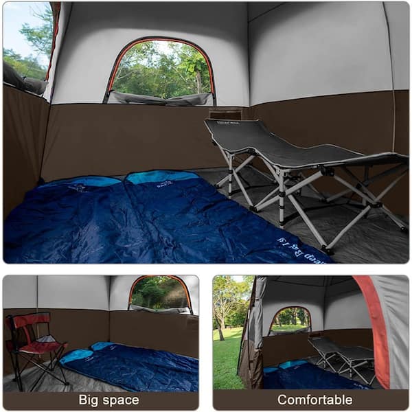 Person Tent Poles 6-Person Tent/Instant For Camping Windproof