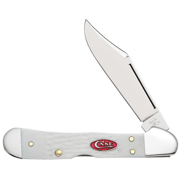 SparXX White Synthetic Standard Jig Mini CopperLock Pocket Knife