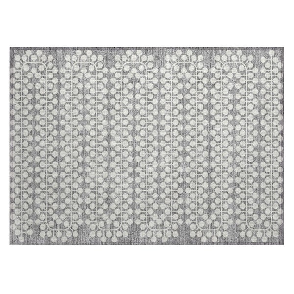 Addison Rugs Chantille Machine Washable Indoor/Outdoor Abstract ACN2247 Gray 2 ft. x 3 ft. Accent Rug