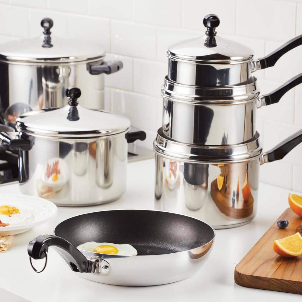 Farberware Classic 2-Quart Silver Stainless Steel Saucepan with Lid