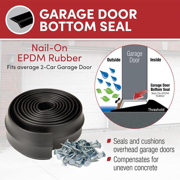 Frost King 16 ft. Garage Door Bottom Seal Kit - 2 1/4 in. G16H 