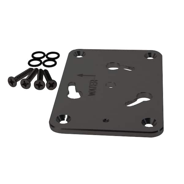 Panther Quick Release Bow Mount Brackets - 6 in. Rise, Black Powder Coat