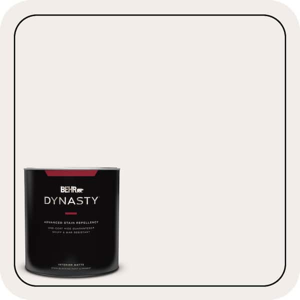 BEHR DYNASTY 1 qt. #RD-W10 New House White Matte Interior Stain-Blocking Paint & Primer