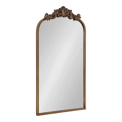 Medium Arch Gold Classic Mirror (30.75 in. H x 19 in. W)