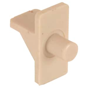 1/4 in. Almond Plastic 5 lb. Shelf Support Peg (8-pack)