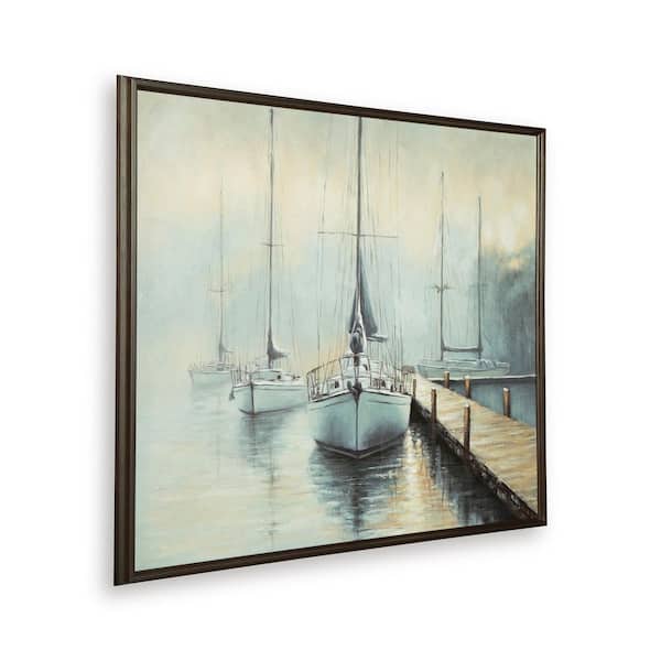 Worthney Framed Coastal Framed Coastal Art Print 40 in. x 50 in.