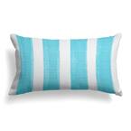Caravan Aqua Rectangular Lumbar Outdoor Pillow