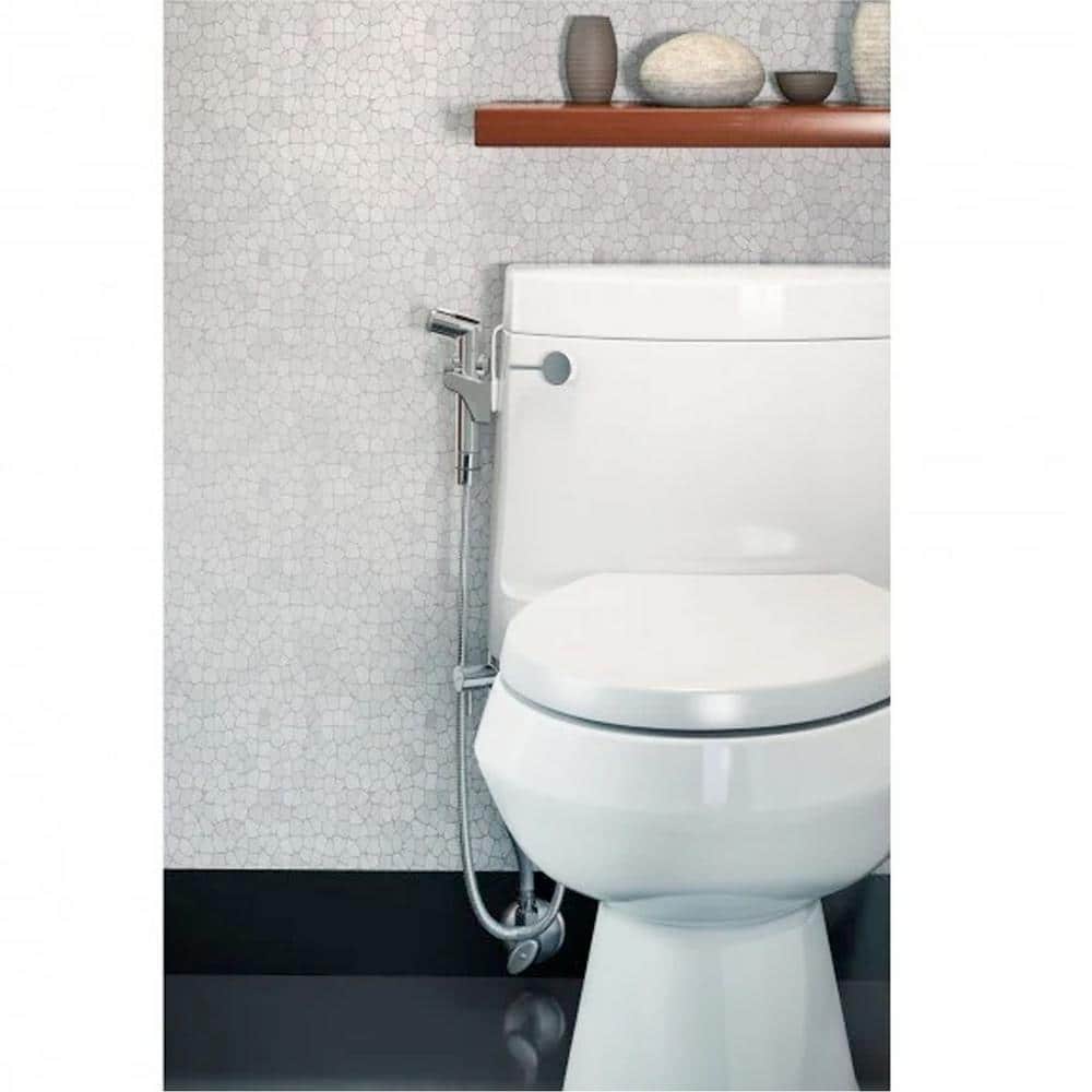 Chrome Handheld Bidet with Dual Spray Options