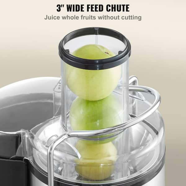  Juicer Machine, 600W Juicer with 3.5” Wide Chute for