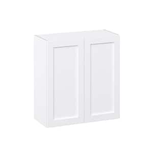 Mancos Bright White Shaker Assembled Wall Kitchen Cabinet (33 in. W X 35 in. H X 14 in. D)