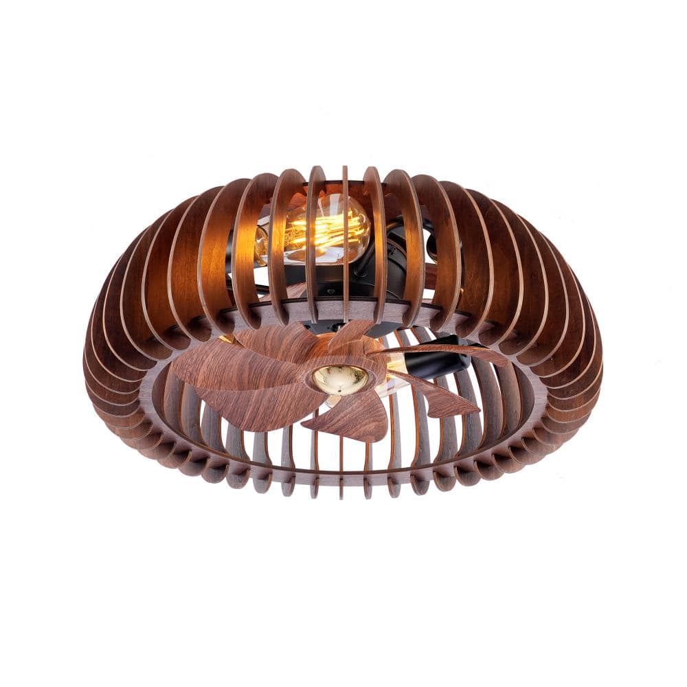 "20"" Flush Mount Fan, Reversible Ceiling Fans with Lights, 6 Speeds, Timing, <35db, E26 x 4, No Bulbs Included" price history on PriceWatchPro