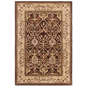 Persian Legend Brown/Beige Doormat 2 ft. x 3 ft. Border Area Rug