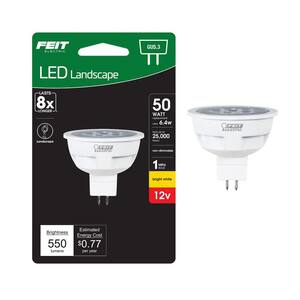 Feit Electric 20-Watt Equivalent MR16 GU5.3 Bi-Pin Base 12-Volt