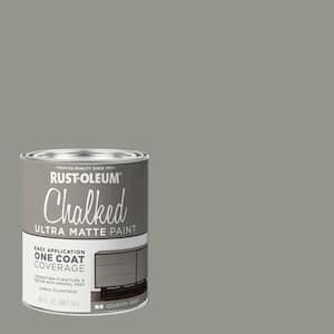 30 oz. Chalked Country Gray Ultra Matte Interior Paint (2-Pack)