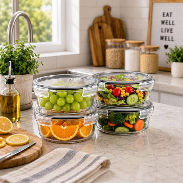 Sorbus Sorbus Glass Food Storage Containers with Airtight Locking