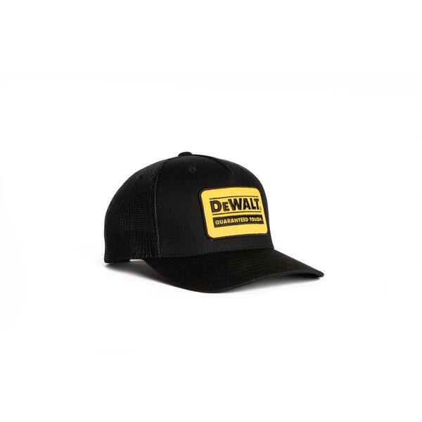 DEWALT Men's Oakdale Patch 1-Size Black/Yellow Cotton/Polyester Trucker ...