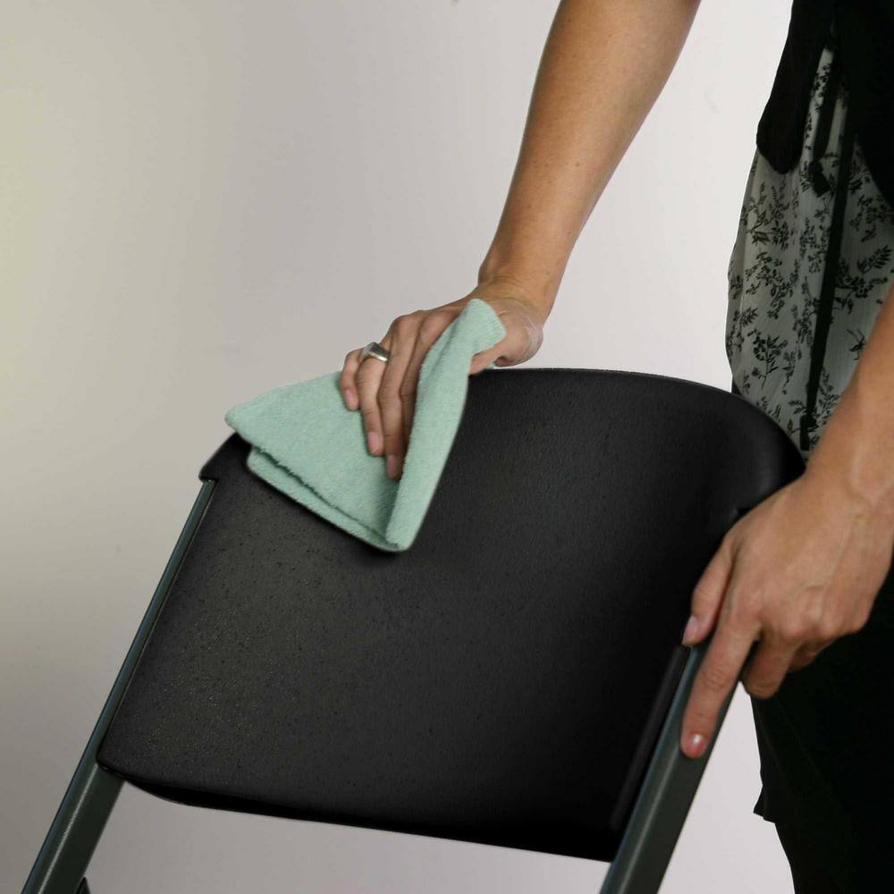 Lifetime Black Commercial Grade Folding Chairs, 4 Pack
